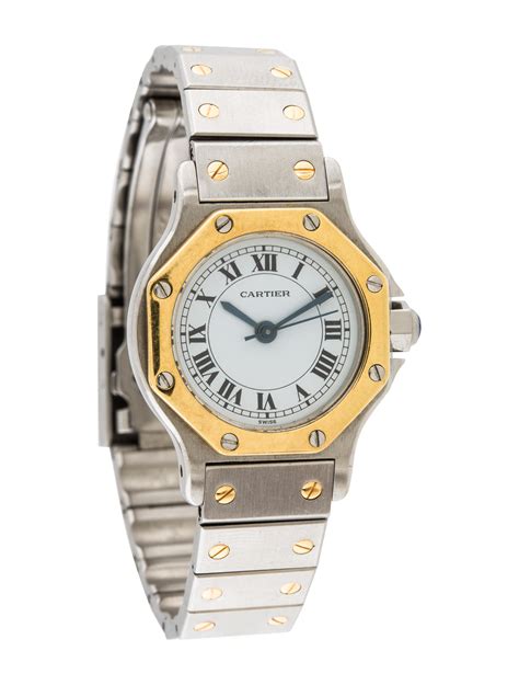 cartier watch octagon